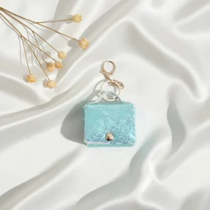 Mini Keychain Pendant Backpack Handbag Hanging Storage Accessories Coin Purse Headphone Bag
