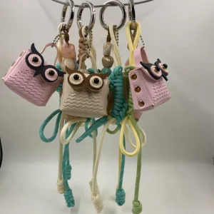 Mini Owl Keychain Bag Decoration Charm