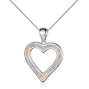 Minimalist Open Heart Pendant Versatile Fashion Accessory for Every Occasion
