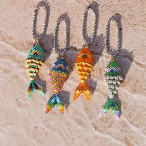 Miyuki Seed Bead Fish Charm Bohemian Style Unisex Multi-Purpose Jewelry Accessories