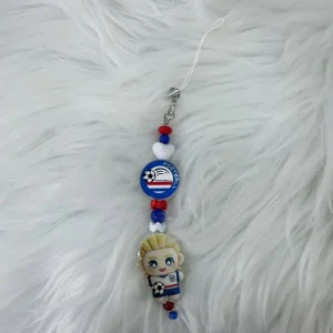 Mobile Phone Chain Mini Football Youth Acrylic Hang Tag Decoration Cartoon Mobile Phone Bag Pendant Gift
