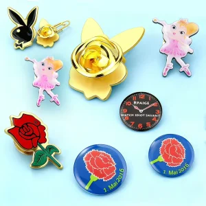 Modern Antique Soft Hard Enamel Collar Button Souvenir Metal Epoxy Brooches Custom Anime Cartoon Lapel Pin