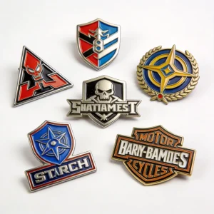 Modern High Definition UV Printing Custom Metal Enamel Lapel Pins Badge Brooch Emblem Business Gift Pins