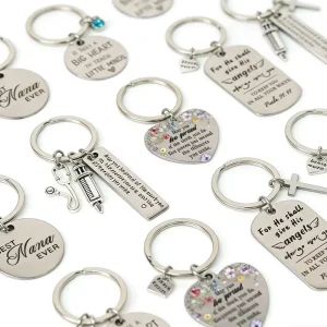 Most Popular Key Ring Holder Custom Engraved Party Favors Key Ring With Personalized Logo