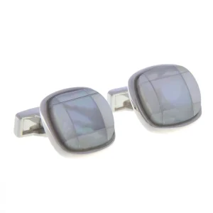 Mother Pearl Shell Stone Elegant Cufflinks Custom Mens Suit Shirt Fashion Accessory Wedding Tuxedo Trendy Jewelry Gift