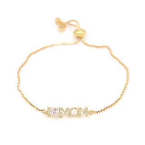 Mother’s Day Gift New 18k Gold Plated Bracelet Jewelry Mom Bracelets