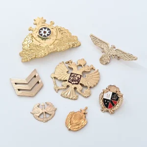Multi Style Metal Badge Soft Enamel Iron Alloy Stamped Custom Lapel Pin for Official Department Emblem Accessories