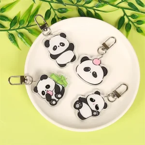 Multi functional Backpack Decorations Different Colors Transparent Epoxy Acrylic Key Chains Customized Design