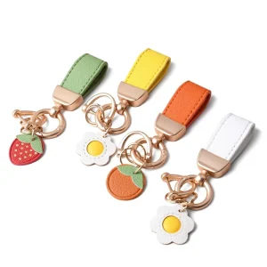 Multicolor Bag Pendant Men Women Car Key Chain Keyring Designer Leather Keychain Car Keychains for Gifts