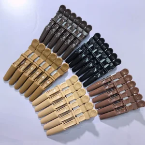 Multicolor Hair Styling Tools Salon Hair Clips Can Be Customized Logo for Barber Styling