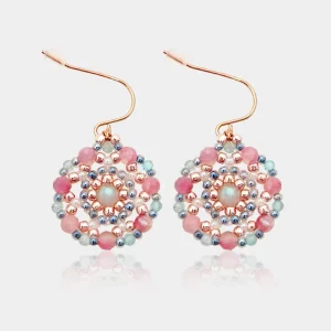 Multicolored Beads Earrings for Women Gifts Jewelry Bohemia Handmade Glass Seed Beaded Earrings