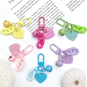Multifunctional Unique logo Aesthetic Custom Mini Keychain Bag Fashion Keychain