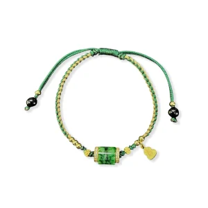 Natural Burmese Grade A Jadeite Bracelet Cylindrical Jadeite Bracelet Women Everyday Wear Jadeite Gift (with NGTC)