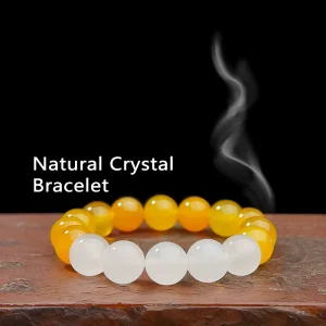 Natural Chakra Healing Crystal Beaded Bracelet Handmade Bohemian Fashion Accessory