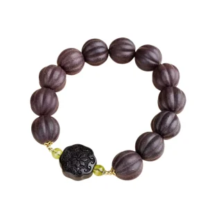 Natural Fragrant Loose Beads for Jewelry Pumpkin Shape Bracelet Unique Fashion Bead Bracelet for Women Party Accessories