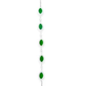 Natural Grade A Burmese Jadeite Bracelet for Women Everyday Wear Gift