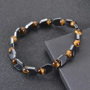Natural Stone New Crystal 6mm Elastic Force Beads Bracelet Gemstone Jewelry Tiger Eyes Fashion Jewelry Bracelet
