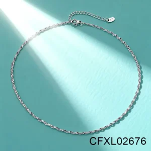 Necklace Non Tarnish Stainless Steel Pearl Modern Fashion Jewelry