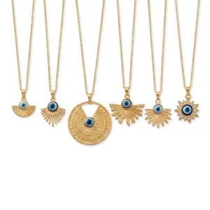 Necklace Versatile High end Sense Sun Flame Devil’s Eye Light Luxury Fashion Clavicle Chain Trend Accessories