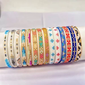 New 6mm High Quality Miyuki Beads Geometric Bohemia Style Handmade Loom Bracelet For Women Gift
