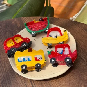 New Acetate Retro Claw Clip Fruit Car Chili Banana Cute Hair Accessories Large Shark Niche Design Updo Hair Clips Carton