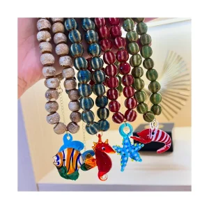 New Arrival INS Style Trendy Fashion Jewelry Pendant Beaded Chains Necklace High Quality Unisex Birthday Gift Party