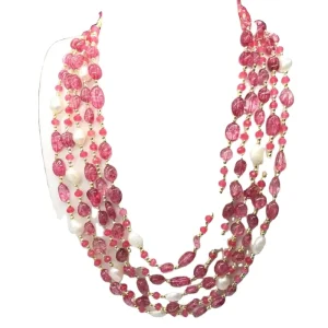 New Arrival Multi Layered Short Gemstone Fashion Jewelry Necklaces