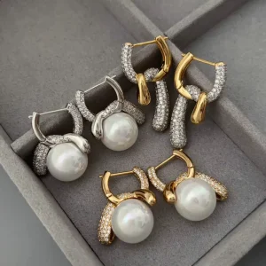 New Arrival Pearl Drop Earrings for Woman Fashion Jewelry