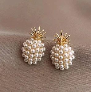 New Arrival Round Pearl Earrings Fashion Jewelry