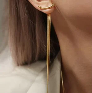 New Arrival Trending Luxury Fashion Ladies Earrings Gold Tassel Drop Earrings Jewelry for Women