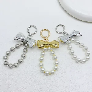 New Arrivals Bow Design Alloy Light Weight Fashionable Trendy Bag Charms Accessories Keychains