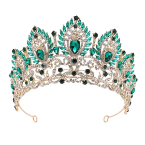 New Crystal Crown Headwear Fashion Bride Wedding Crown Crystal Rhinestone Alloy Hair Accessories