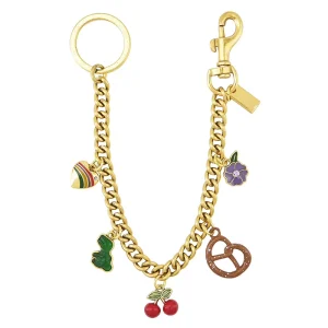 New Custom Cherry Strawberry Bag Charm Cute Dinosaur Pendant Bag Chain Fashion Women Handbag Accessories Decoration