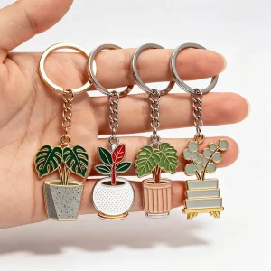 New Design Charms Customized Gift Multicolor Elegant Metal Man Keychain