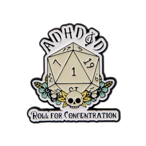 New Design Dungeons and Dragons Brooch Cartoon Metal Badge Creative Dice Enamel Lapel Pin