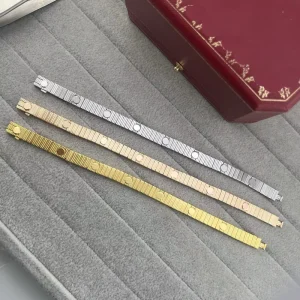 New Design Luxury Gold Love Bangles Screw Bangle Stainless Steel Bracelet Women Designer Bracelet Brand logo