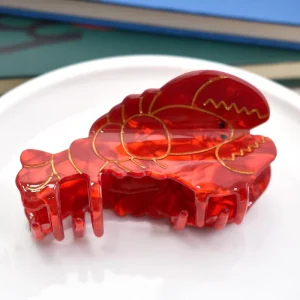 New Design Marine Animal Crab Acetate Hair Claw Sea Animal Jellyfish Hair Claw Clip for Women