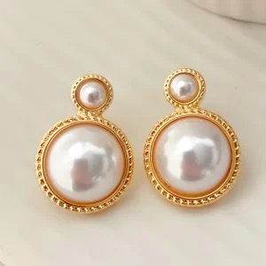 New Design Pearl Drop Earrings for Woman Fashion Jewelry