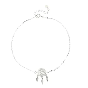 New Design Silver Plated Jewelry Ladies Charm Anklet Ins Style Sterling Silver 925 Jewelry Fashion Anklet for Women
