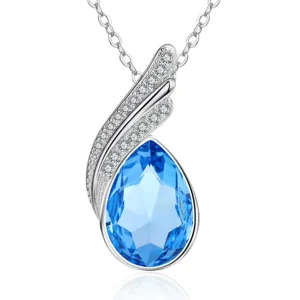 New Fashion Accessories Electroplating Alloy Crystal Pendant Jewelry Diamond Ladies Necklace