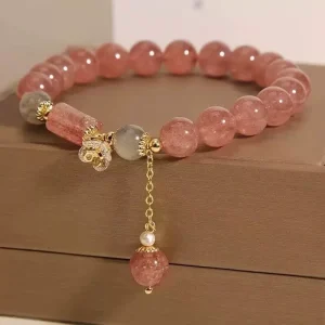 New Fashion Charm Jewelry Chain Link Bracelets Bangles for Women Explosion Crystal Beaded Bracelets Femme