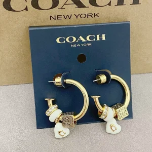 New Fashionable Elegant Light Luxury Niche Design Water diamond Heart shaped Cube Pendant Enamel Glaze Earrings