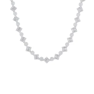New Geometric Zircon Simple Cuban Chain Necklace for Ladies Link Chain Designer Necklace Set Chain Necklace for Women