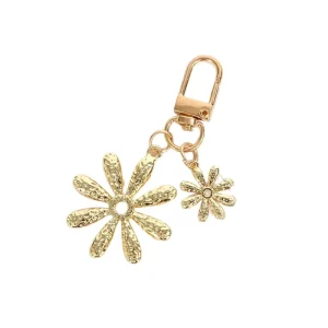 New Ins Daisy Korean Style Alloy Phone Keychain Bag Charm Accessory Versatile Creative Personalized Fresh
