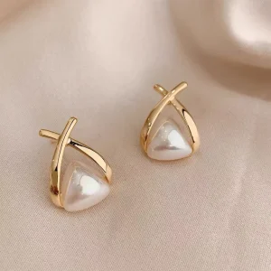 New Korean Stud Earrings for Women Fine Jewelry Earrings Trendy Fashion Stud Earrings Designer Earrings