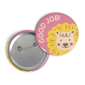New Laser Flash Light Membrane Tin Button Badge All Kinds of Craft Custom Cartoon Anime Button Pins