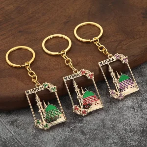 New Middle East Moon Festival Keyring Bag Charm Metal Keychain