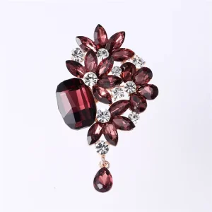 New Personality Brooches Women Brooch Crystal Clothing Accessories Brooches