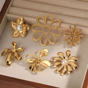 New Personality Fashionable Bestseller Brooches Luxurious Statement Floral Brooches