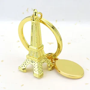New Products Fashion Tower Key Chain French Souvenir Keychain Tower Keychains Party Decoration Eiffel Tower Keychain Gift